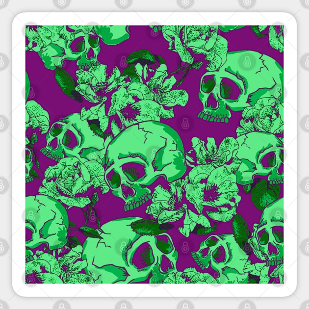 Skull Halloween Sticker by igzine